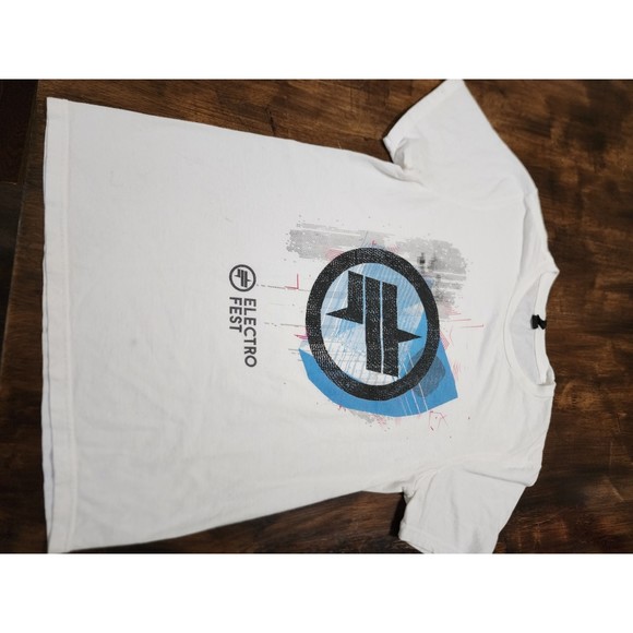 The Concert Tee District ELECTRO FEST Tee Shirt Pre-Shrunk S/M - Picture 3 of 6